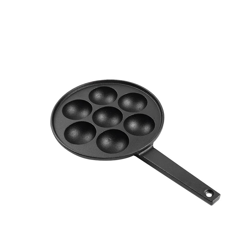 Cast Iron Frying Pan with Long Handle Egg Roll Pancheap Frying Pan Breakfast Pan