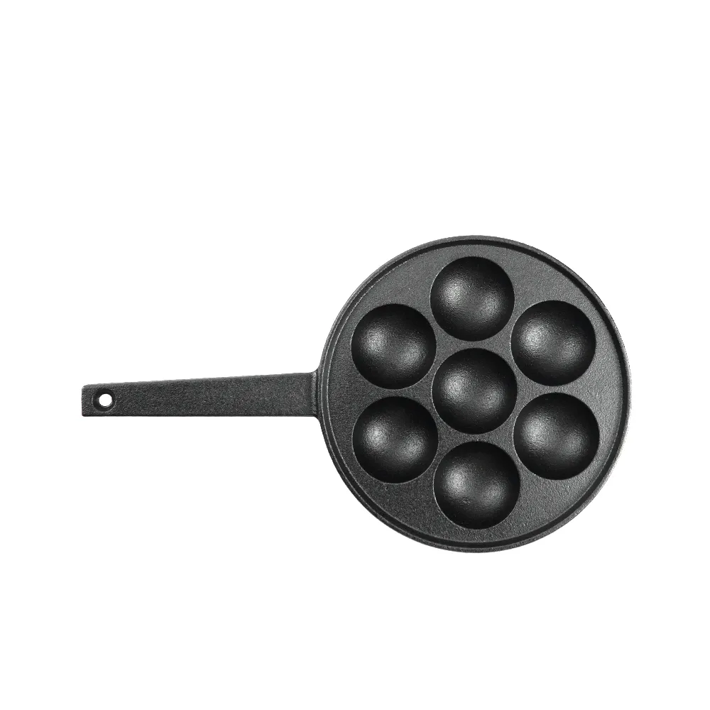 Cast Iron Frying Pan with Long Handle Egg Roll Pancheap Frying Pan Breakfast Pan