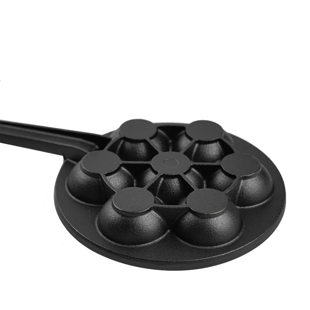 Cast Iron Frying Pan with Long Handle Egg Roll Pancheap Frying Pan Breakfast Pan
