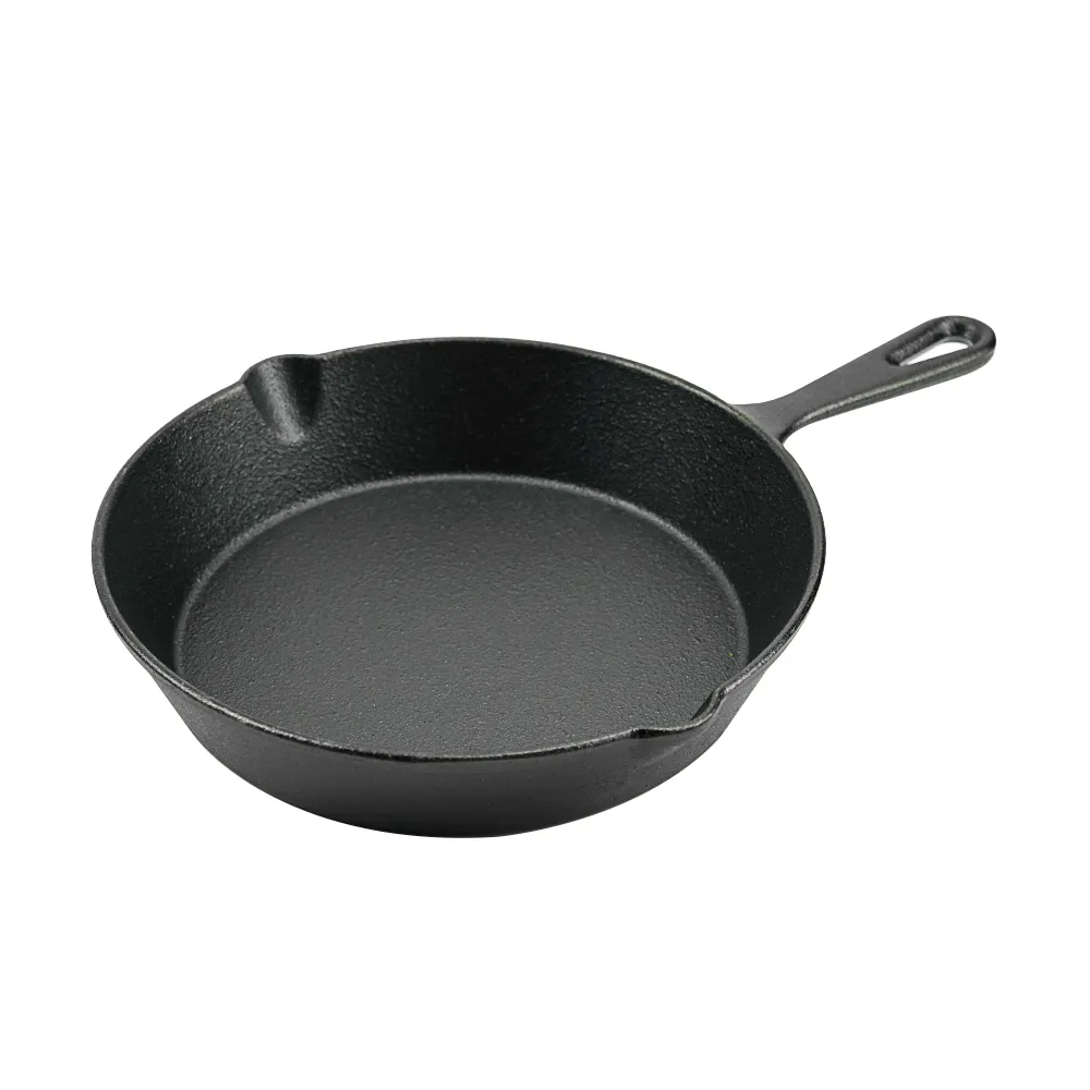 Cast Iron Pan Frying Pan Indoor Outdoor Cookware Non Stick Coating Induction Skillet Dish