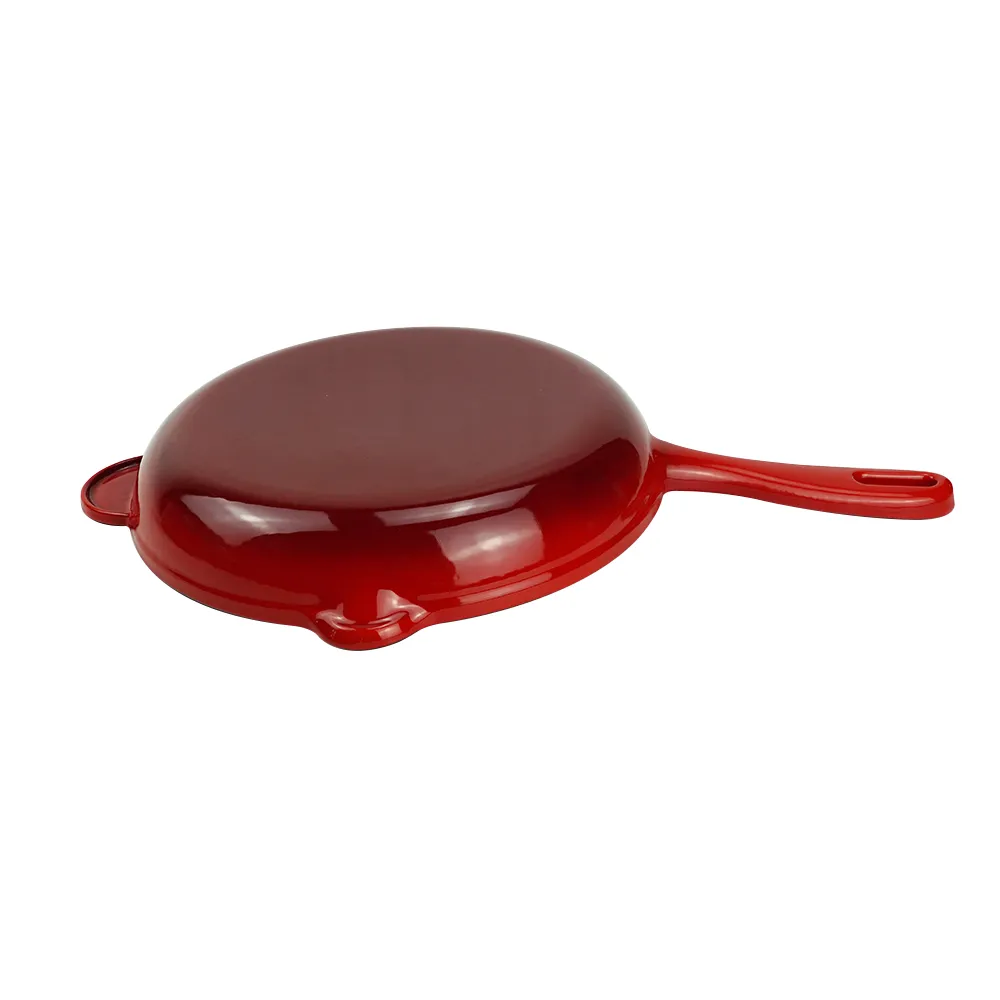 26 cm round frying pan with spout pre-treated non-stick surface kitchen tools and cookware