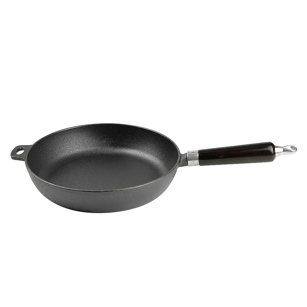 Uncoated iron frying pan, household non-stick gas stove, induction cooker special frying pan for eggs and steaks