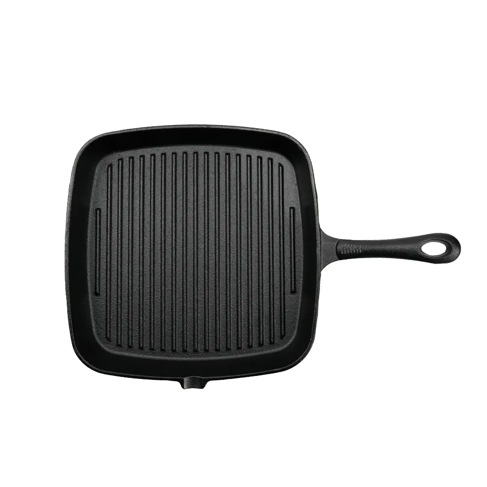 High-quality steak grills, barbecue square POTS, cast iron grills, non-stick pans, frying pans and cookware
