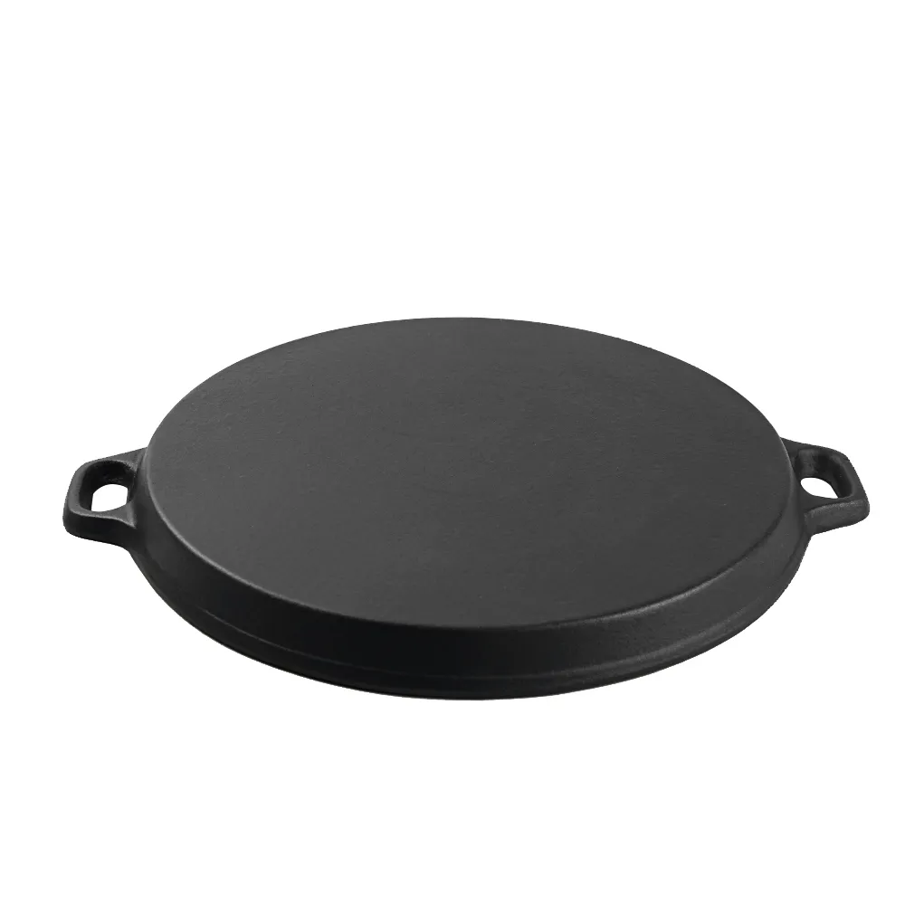 DIA 35cm round high-quality outdoor barbecue cast iron grill plate