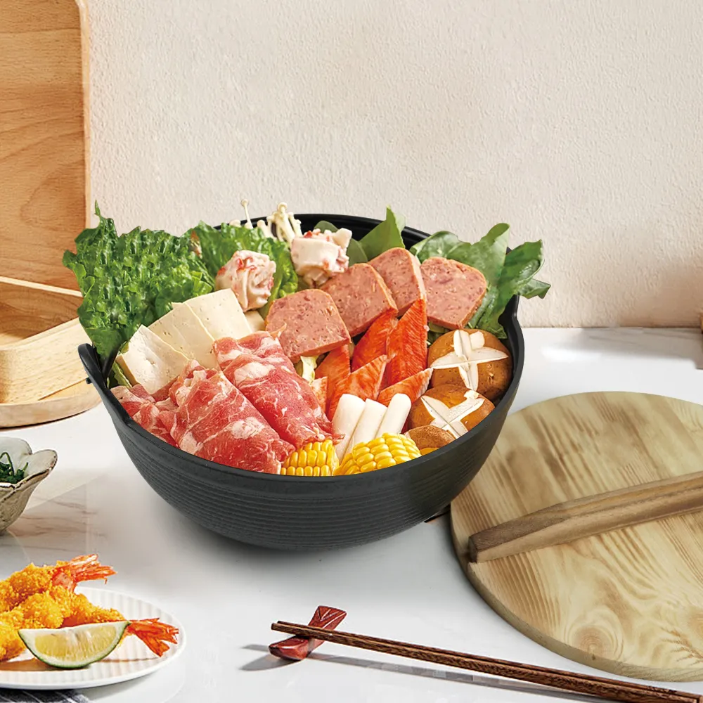 Sukiyaki non-stick cookware, Sukiyaki pot, cheese hot pot, Japanese hot pot, old shabu-shabu, outdoor stew pot