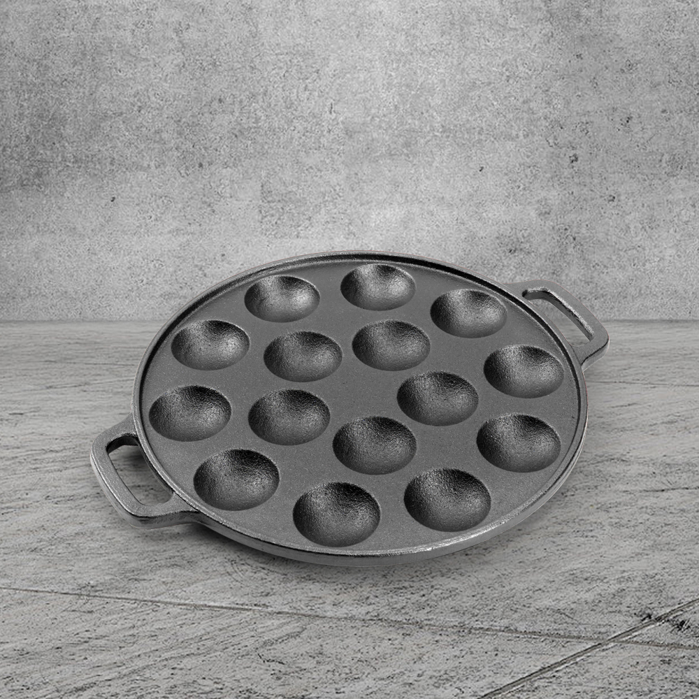 Takoyaki 15-hole flat pan mold, takoyaki making frying pan, takoyaki pancake baking tray