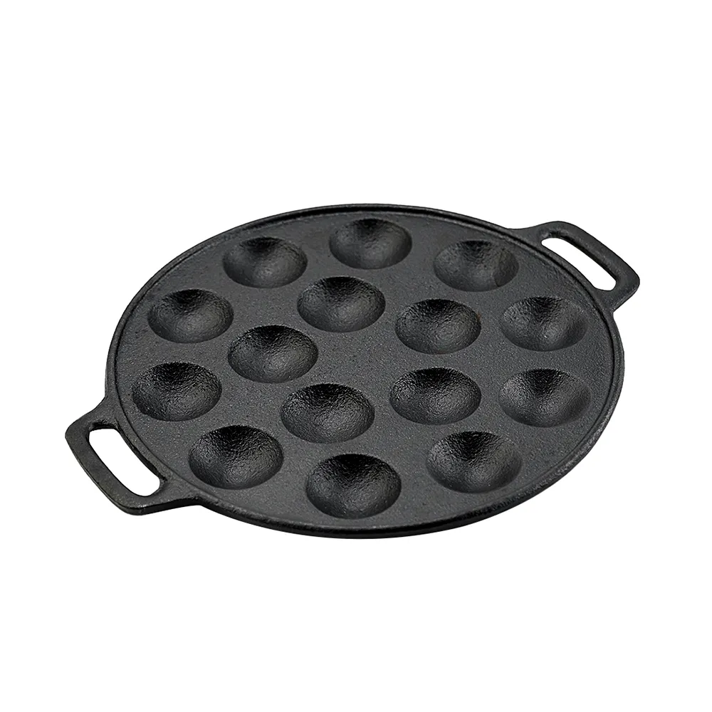Takoyaki 15-hole flat pan mold, takoyaki making frying pan, takoyaki pancake baking tray
