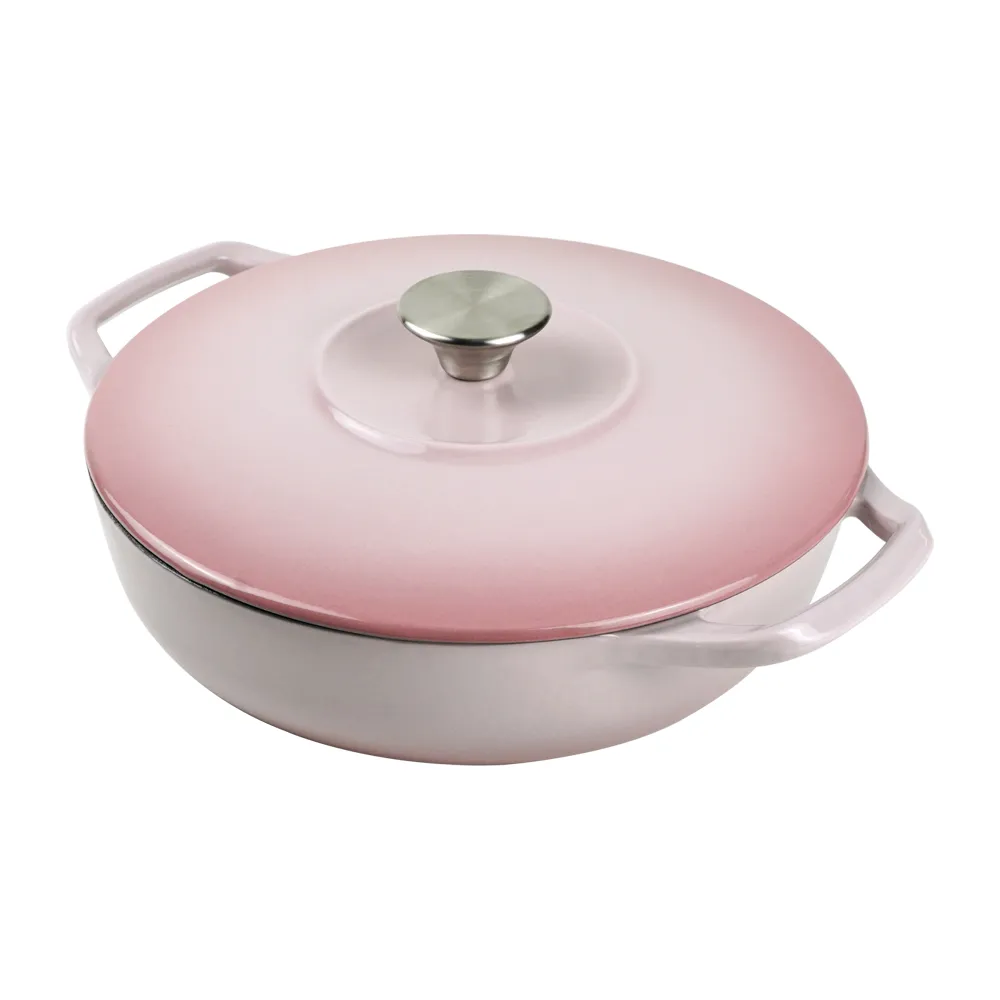 Enamel cast iron Dutch baking pan with lid - Enamel cookware for baking, roasting and stewing, available in an oven