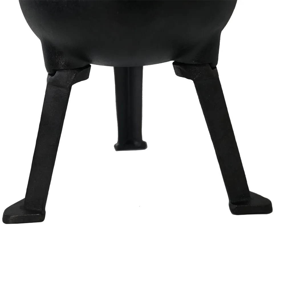 Cast-iron Polish hunting pot, three-legged camping pot, Dutch oven