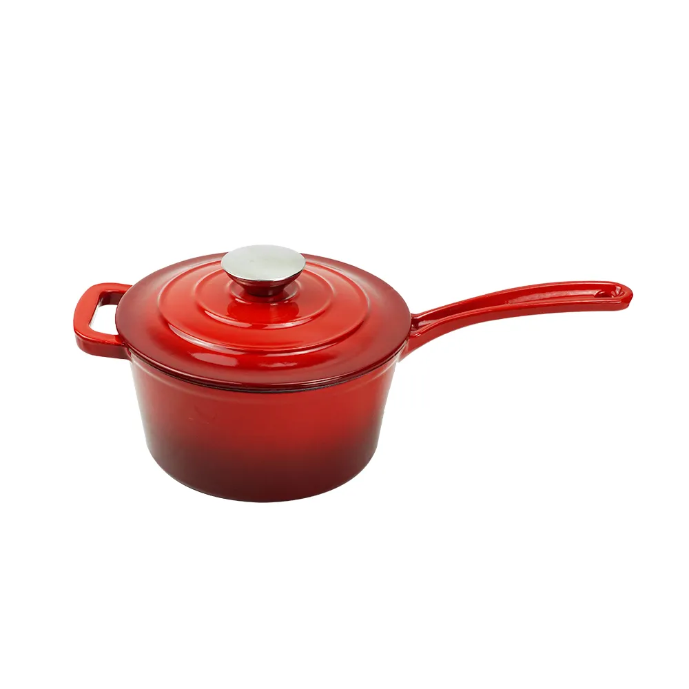 Enamel cast iron cookware set,11 pieces of cookware with LIDS, frying pan, stew pot, healthy Dutch oven