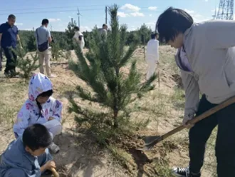 The "2025 Three-North Shelter Forest Program - Jishang Project" public welfare tree-planting activity