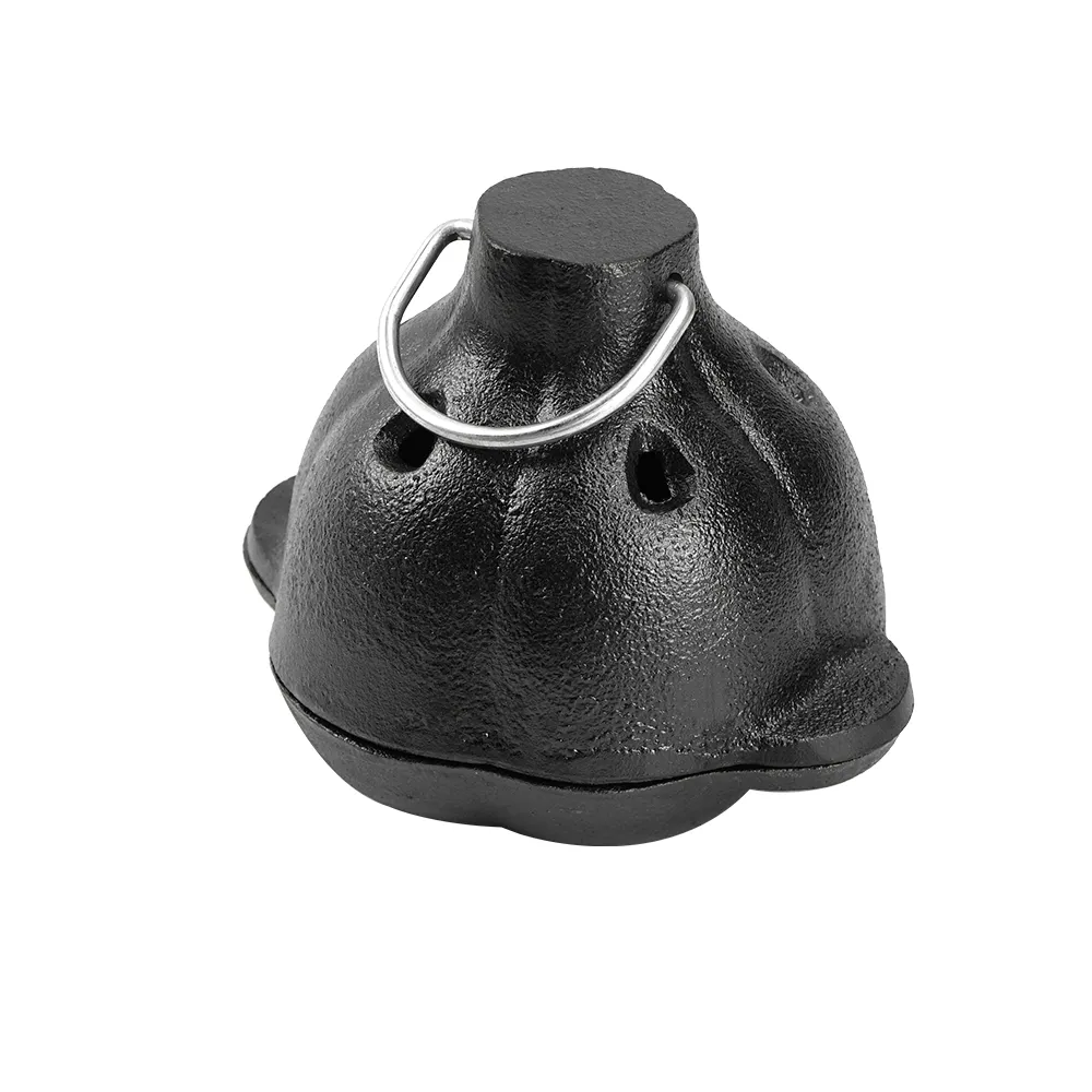 Cast iron garlic oven with a ventilated lid - for roasting garlic, potatoes and vegetables