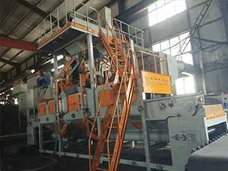 Our Company Adds a Mesh Belt Through-Type Shot Blasting Cleaning Machine