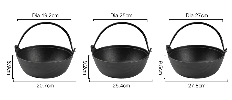 Sukiyaki non-stick cookware, Sukiyaki pot, cheese hot pot, Japanese hot pot, old shabu-shabu, outdoor stew pot