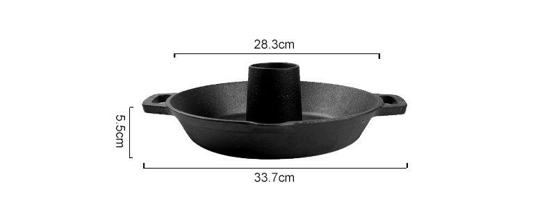 Cast iron poultry roasting chicken stand, beer can Turkey fryer with baking tray, suitable for most grills and ovens