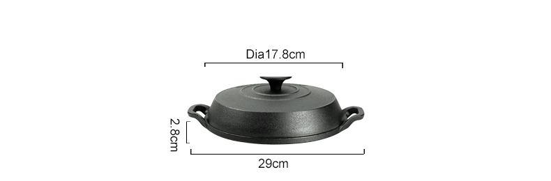 Cast-iron pancake pan for making pancakes