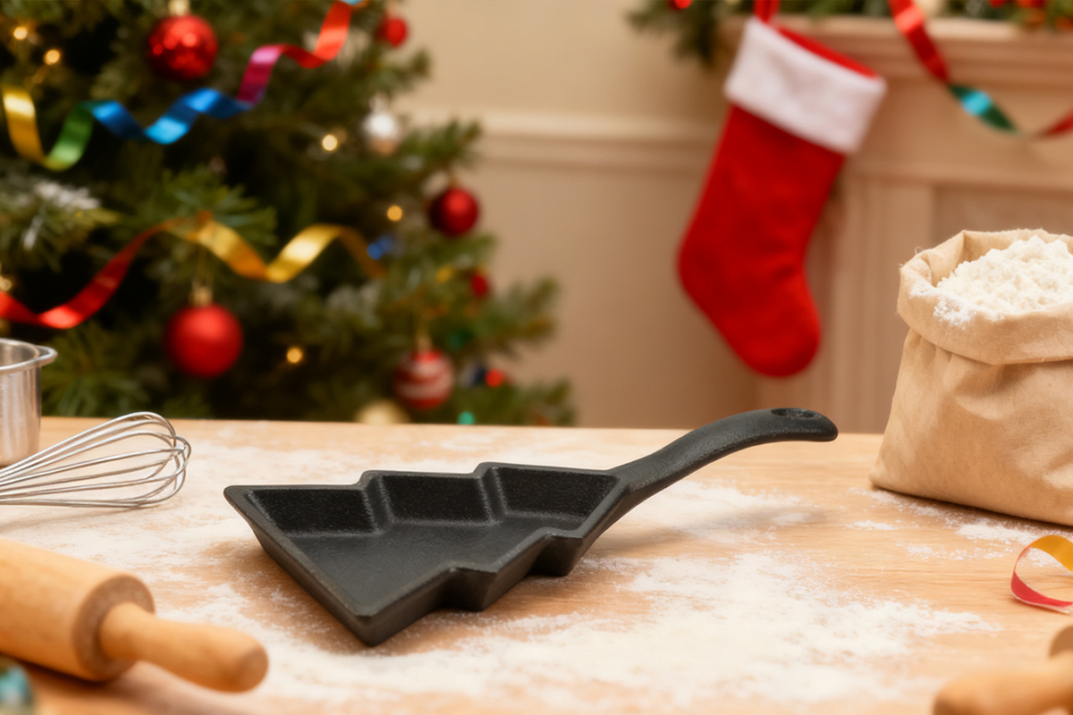 Christmas-themed mini pot