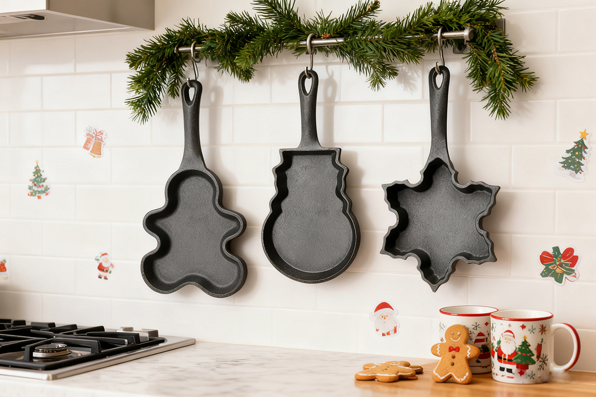 Christmas-themed mini pot