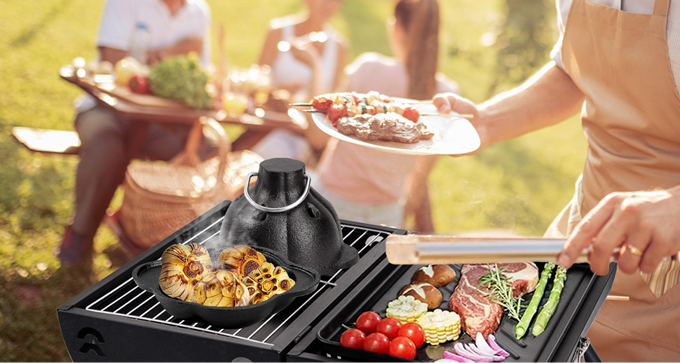 Garlic roasting device