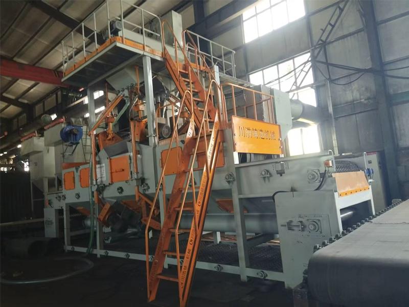 Our Company Adds a Mesh Belt Through-Type Shot Blasting Cleaning Machine