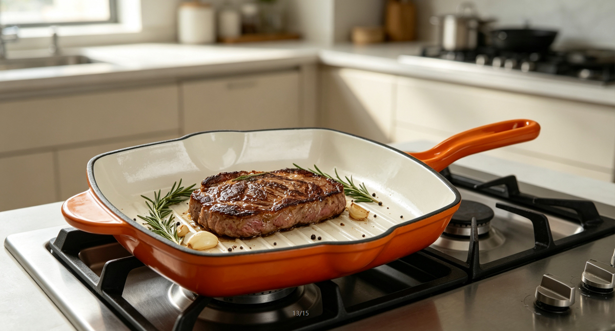 Refresh the Kitchen cooking experience: Colorful Enamel Cast Iron Cookware Set